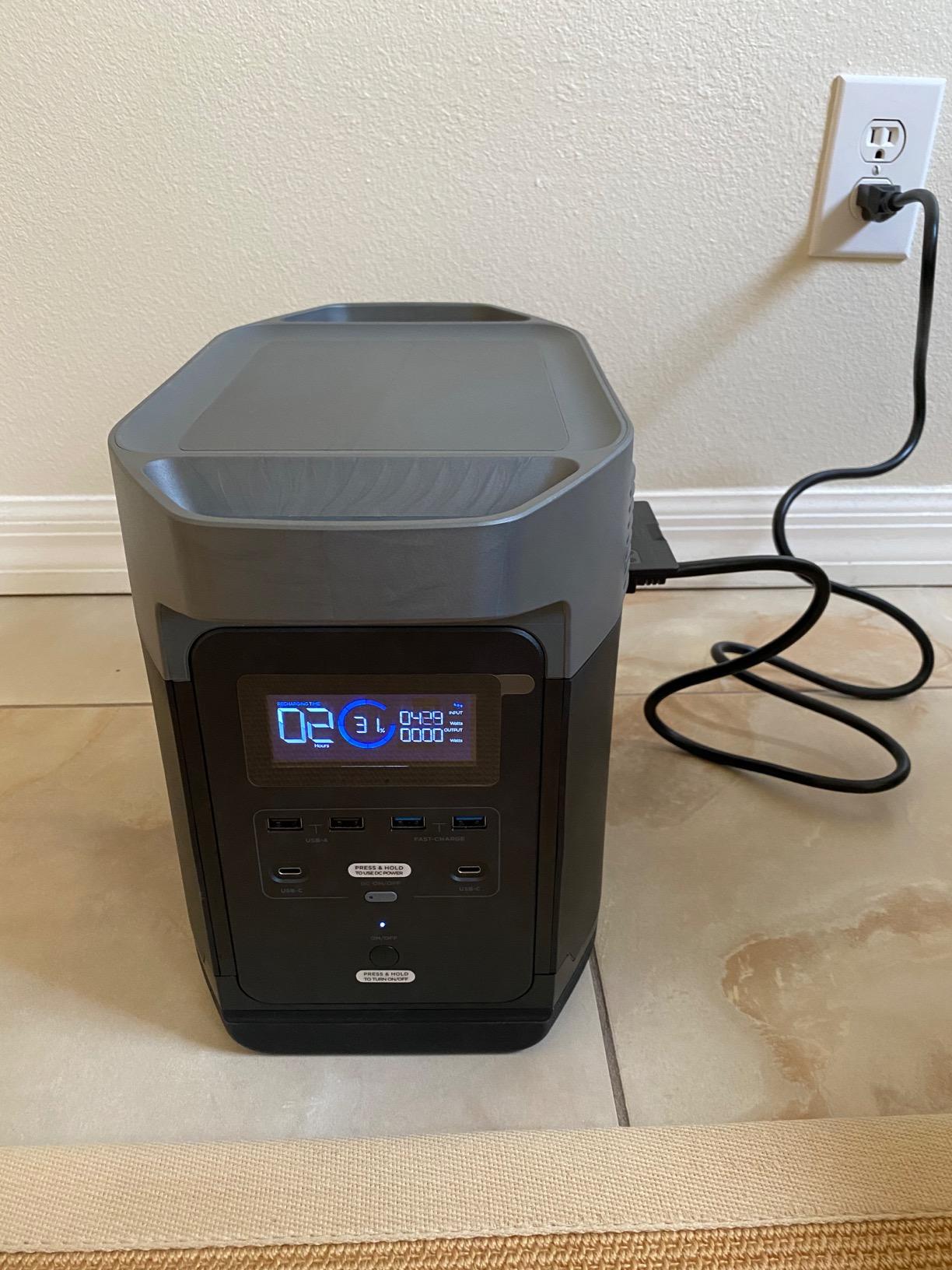 【Appliances】EF ECOFLOW Portable Power Station DELTA, UPS Power Supply 1260Wh Battery Pack