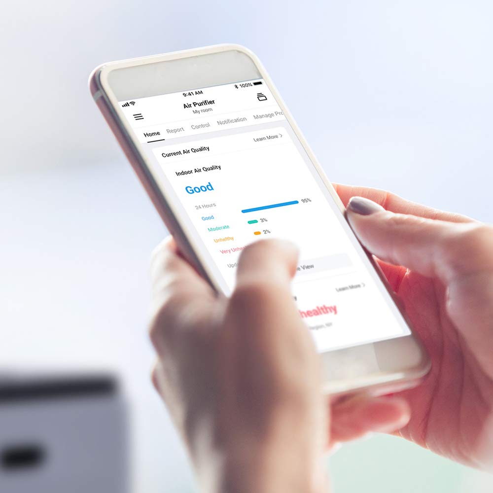 【Appliances】Airmega 400S App-Enabled Smart Technology Compatible with Amazon Alexa True HEPA Air Purifier