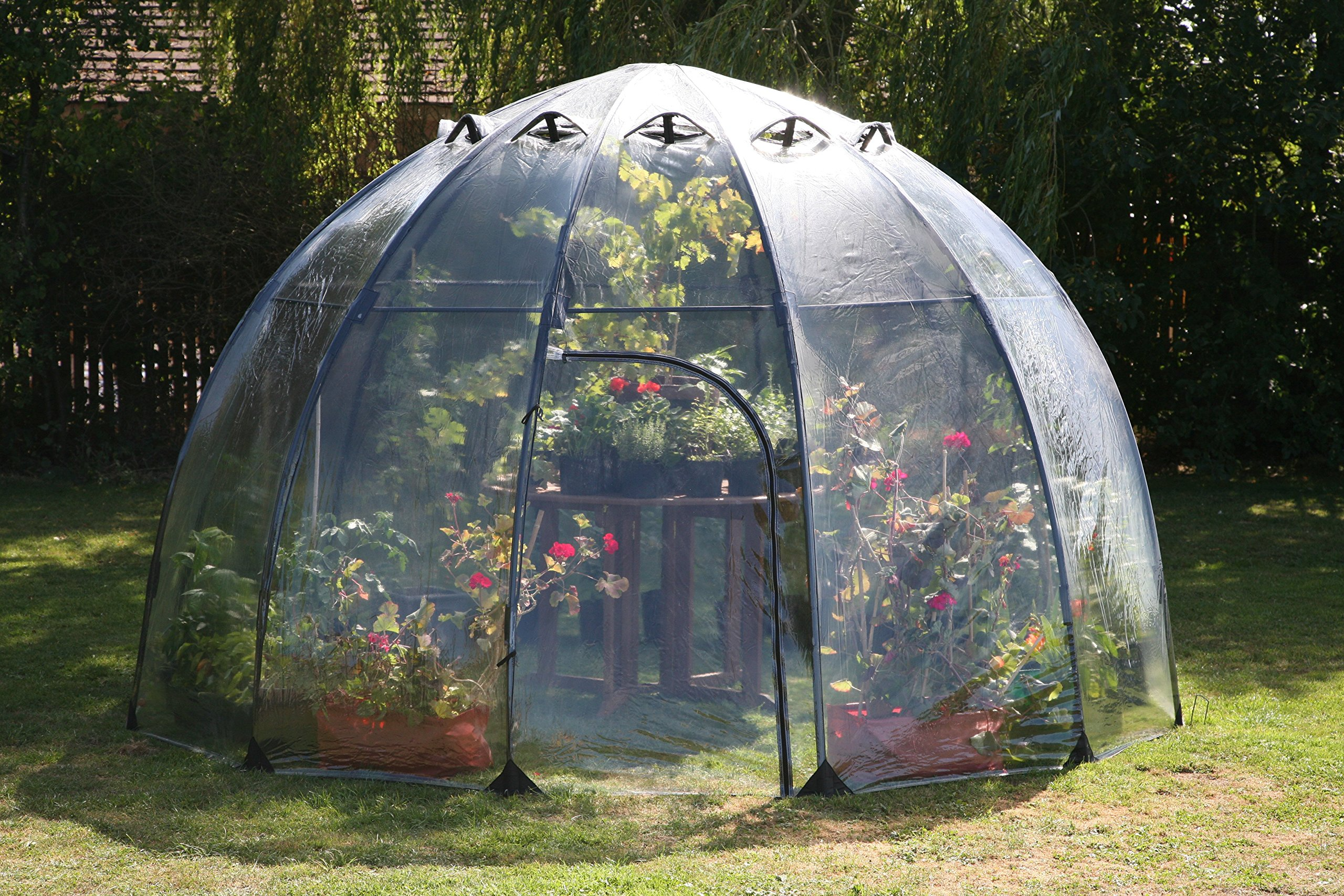 【Home&Garden】Haxnicks Garden Sunbubble Portable Outdoor Greenhouse, Garden Bed Cover & Igloo, Large