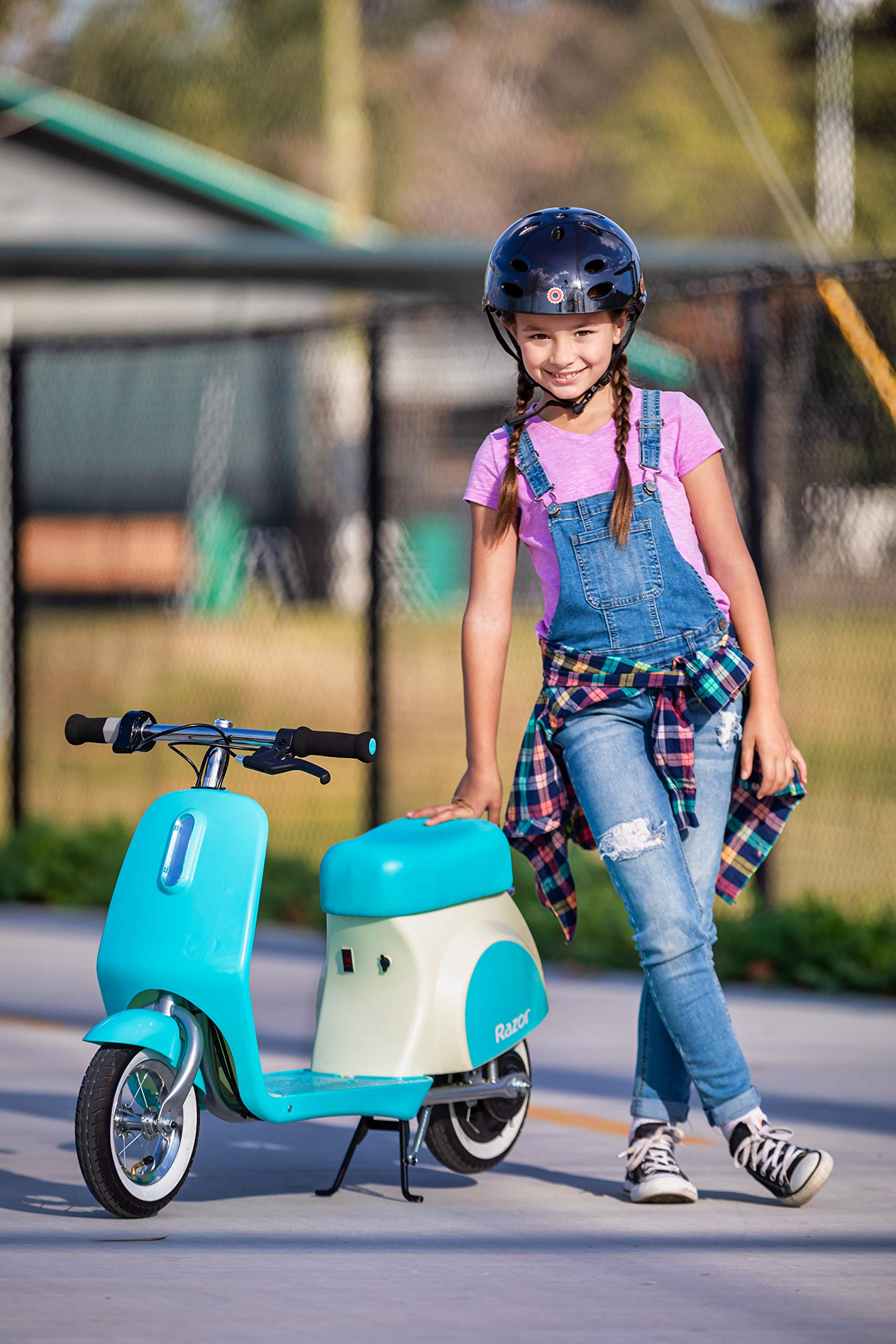【Sports&Outdoors】Pocket Mod Petite - 12V Miniature Euro-Style Electric Scooter for Ages 7+