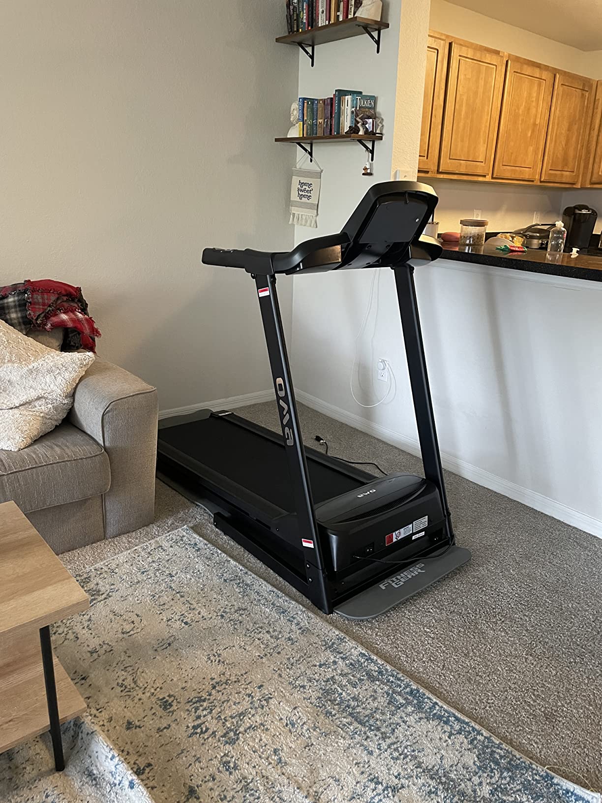 Treadmills for Home 1017EB , Max 2.5HP 300 LBS Capacity Folding Treadmill