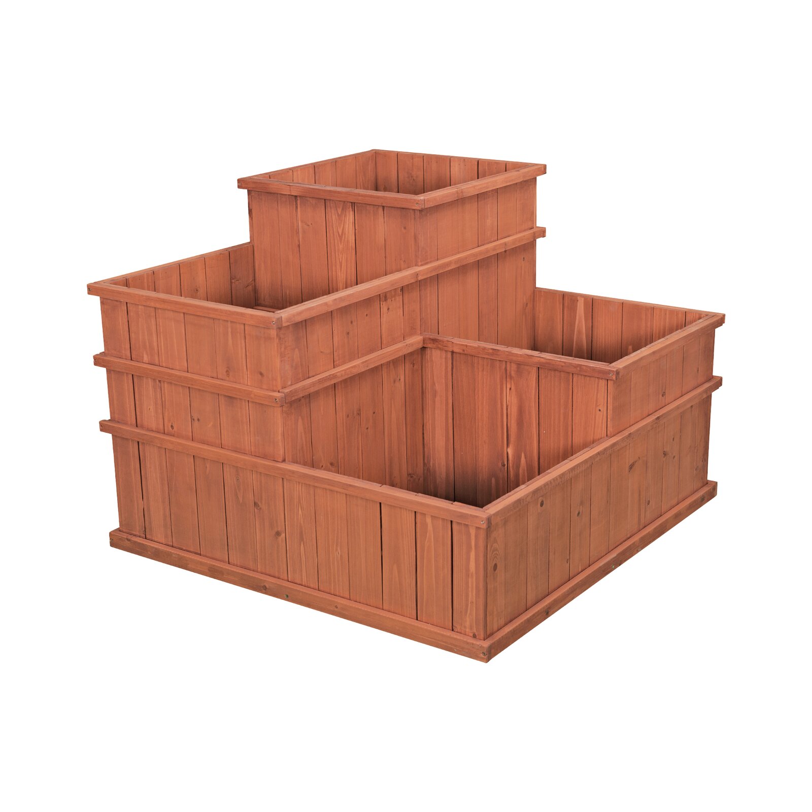 【Home&Garden】Gordonsville 2.5x2.5 ft Wood Raised Garden Bed