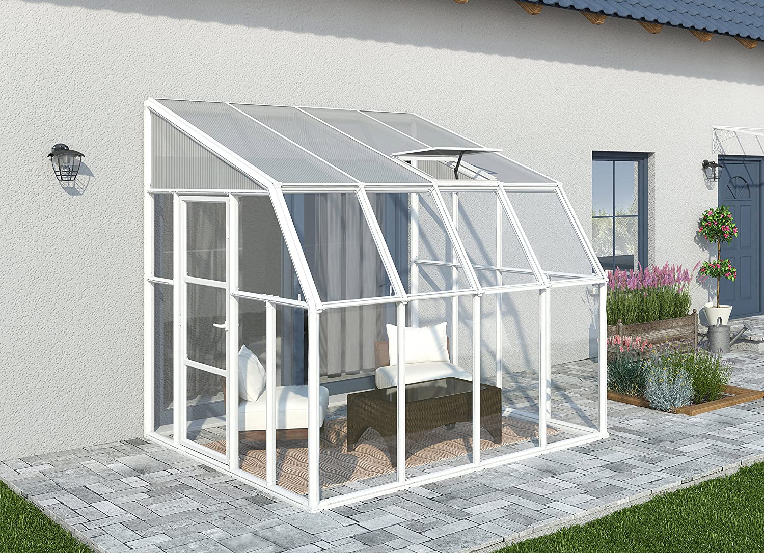 【Home&Garden】Canopia Sun Room, 6' x 12', White
