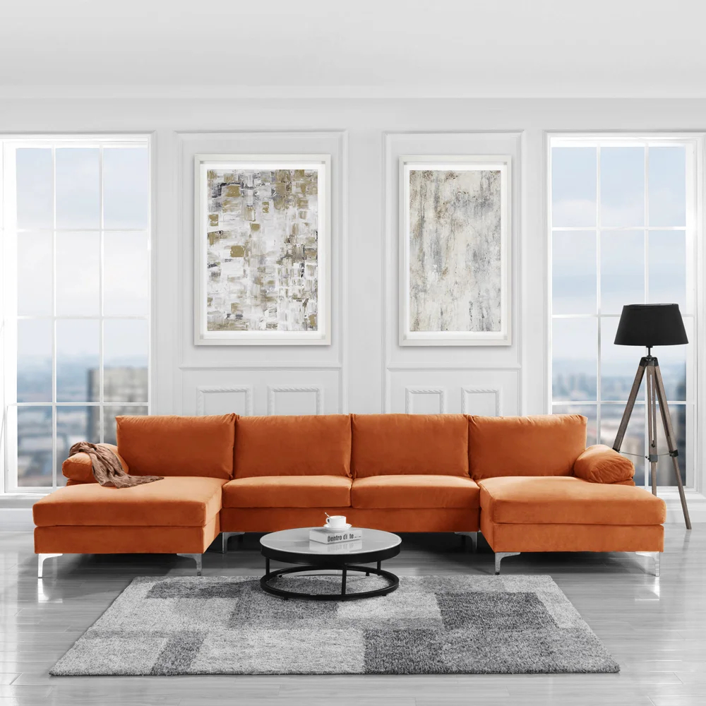 【Living Room Sofa】Makai Luxury Living Room Soft Sofa with 3 Sets of Cushions Discount Price《NO8》