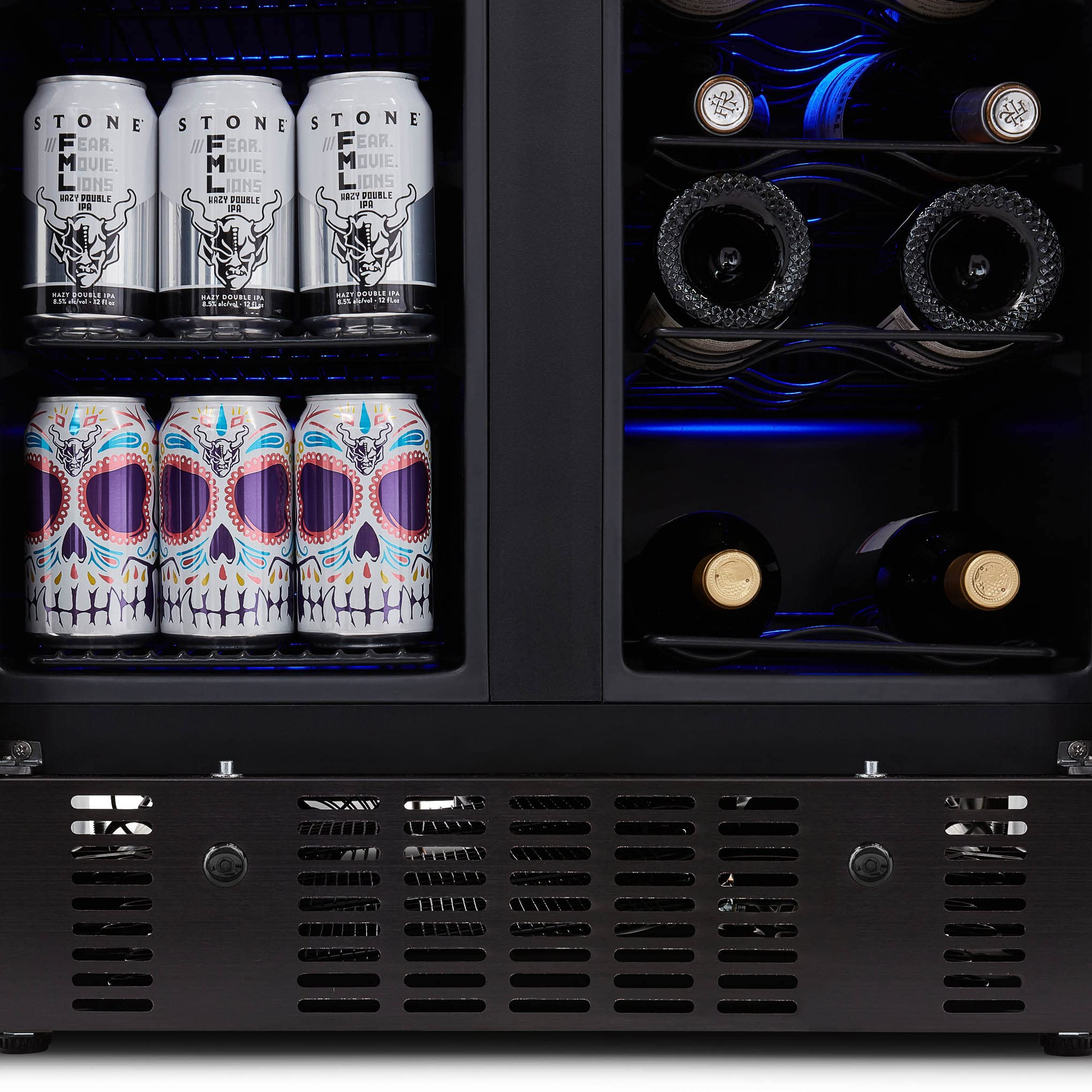 【Appliances】NewAir 24” Wine and Beverage Refrigerator and Cooler, 18 Bottle and 60 Can Capacity