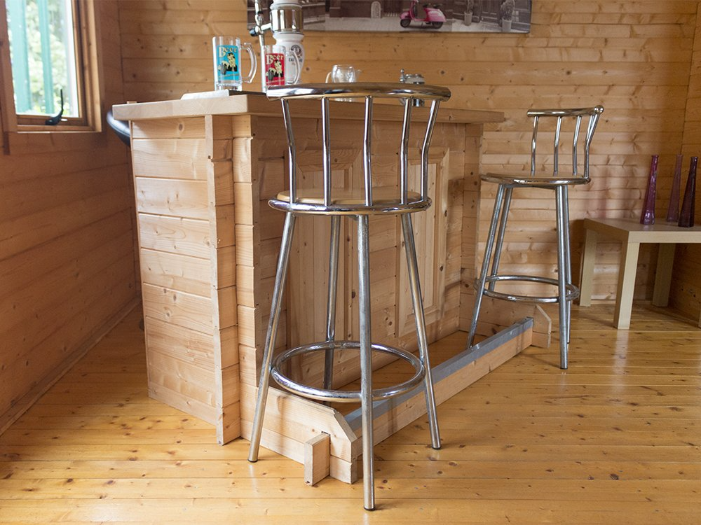 【Home&Garden】Bar Counter Man Cave Home Bar Party Lounge Wood Summer Garden Bar BBQ