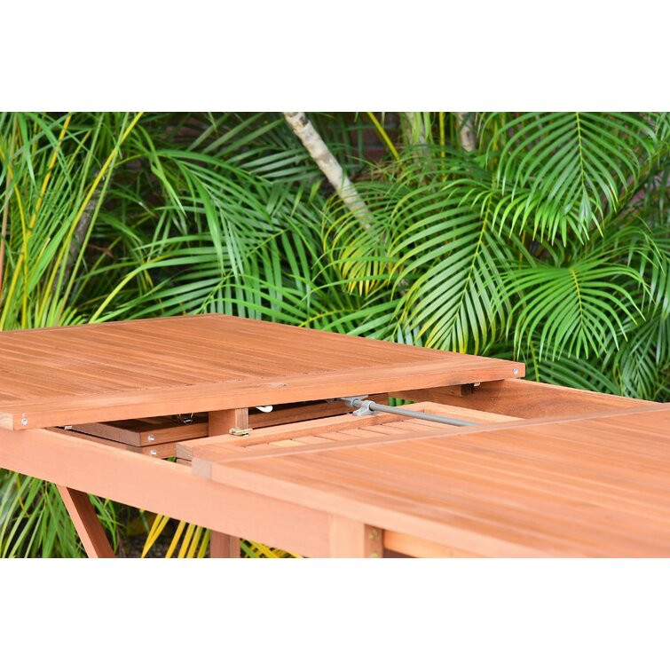 【Home&Garden】Rafael Rectangular 12 - Person Outdoor Dining Set