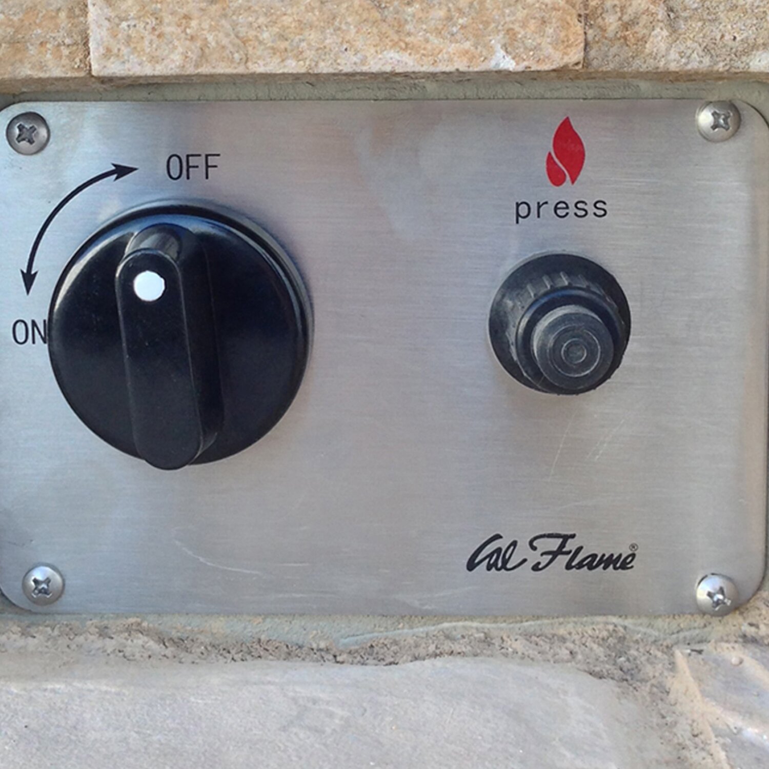 【Sports&Outdoors】82'' H Stone Veneer Outdoor Fireplace