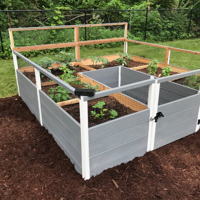 【Home&Garden】8x8 ft Cedar Garden in a Box