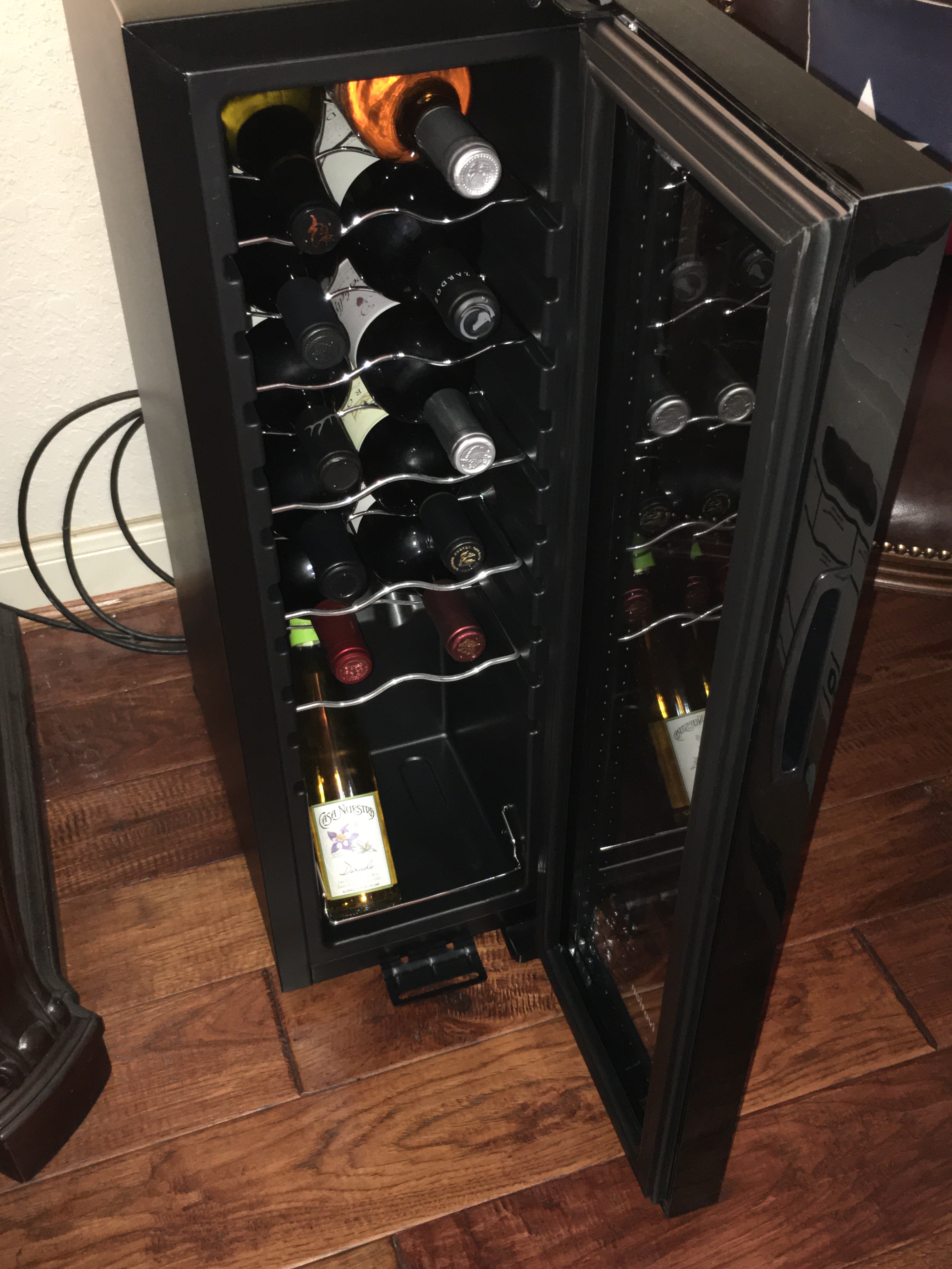 【Appliances】Ivation 12 Bottle Compressor Wine Cooler Refrigerator w/Lock, Large Freestanding Wine Cellar