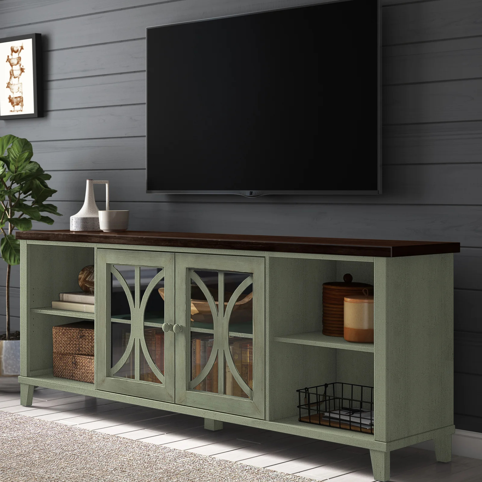 【Furniture】Rabinowitz TV Stand for TVs up to 88