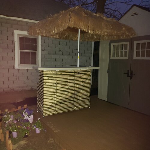 【Home&Garden】Waller Tiki Bar Set