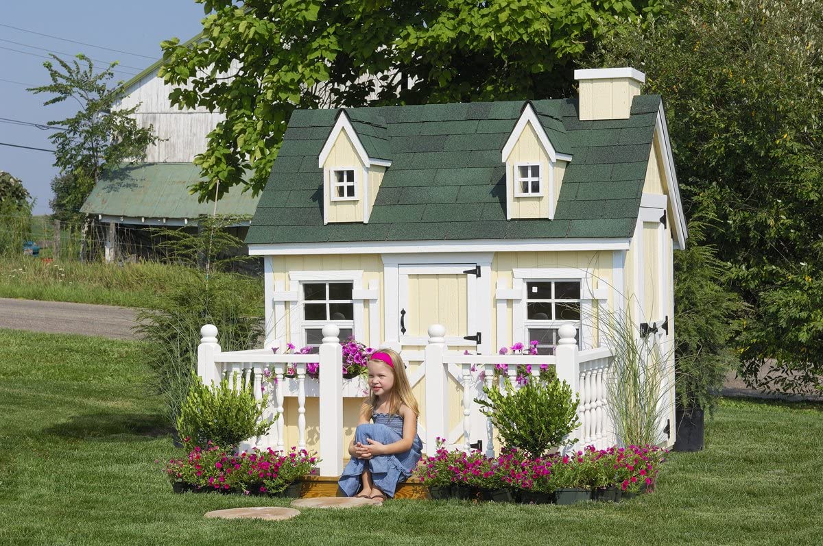 【Home&Garden】Cape Cod DIY Playhouse Kit, 8' x 10'