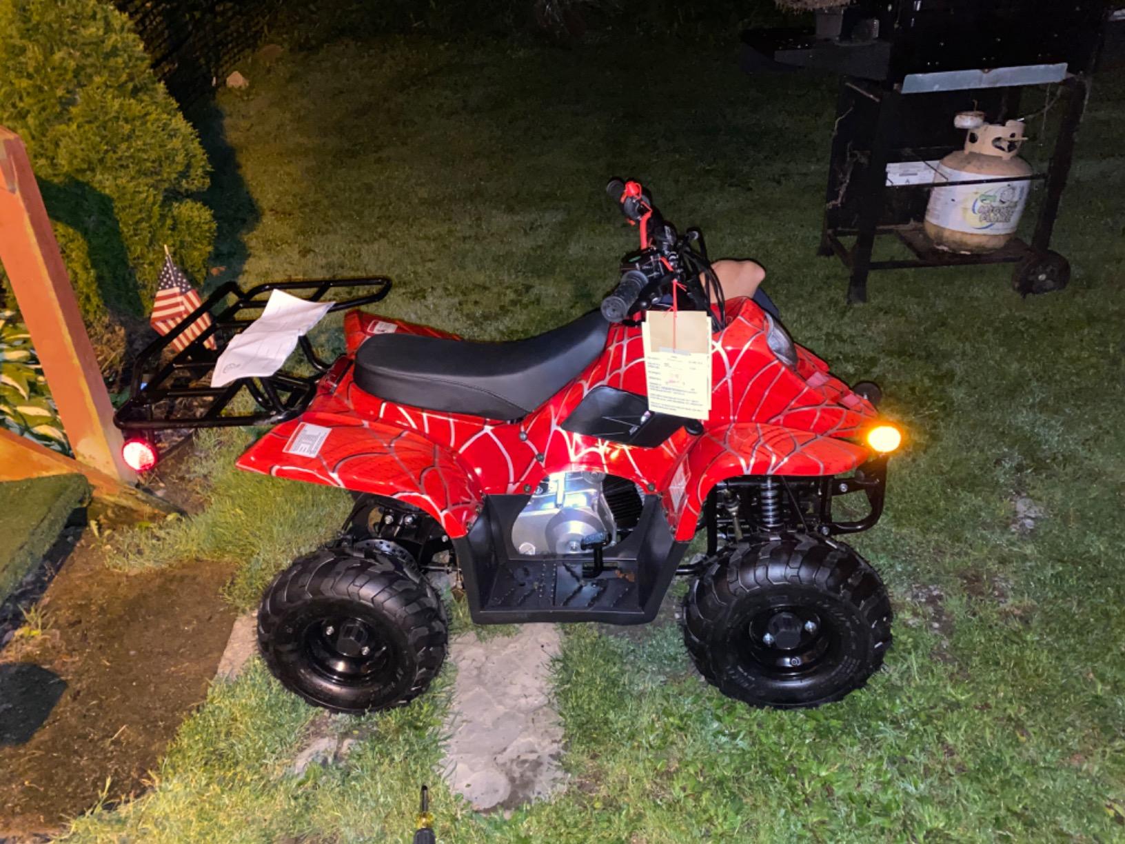 【Sports&Outdoors】X-PRO 110cc ATV Quads ATV Quad ATVs 4 Wheeler