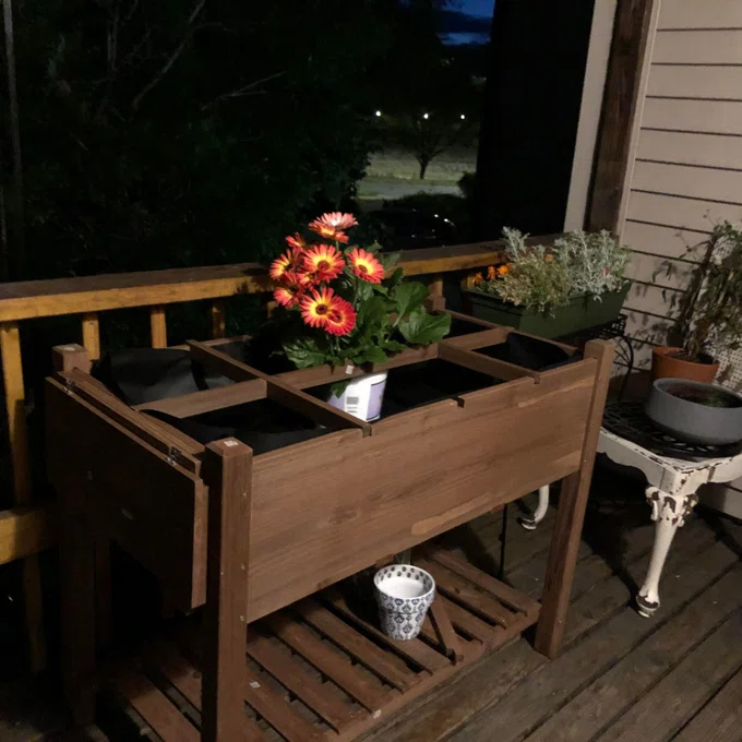 【Home&Garden】Fraser-James Wood Elevated Planter