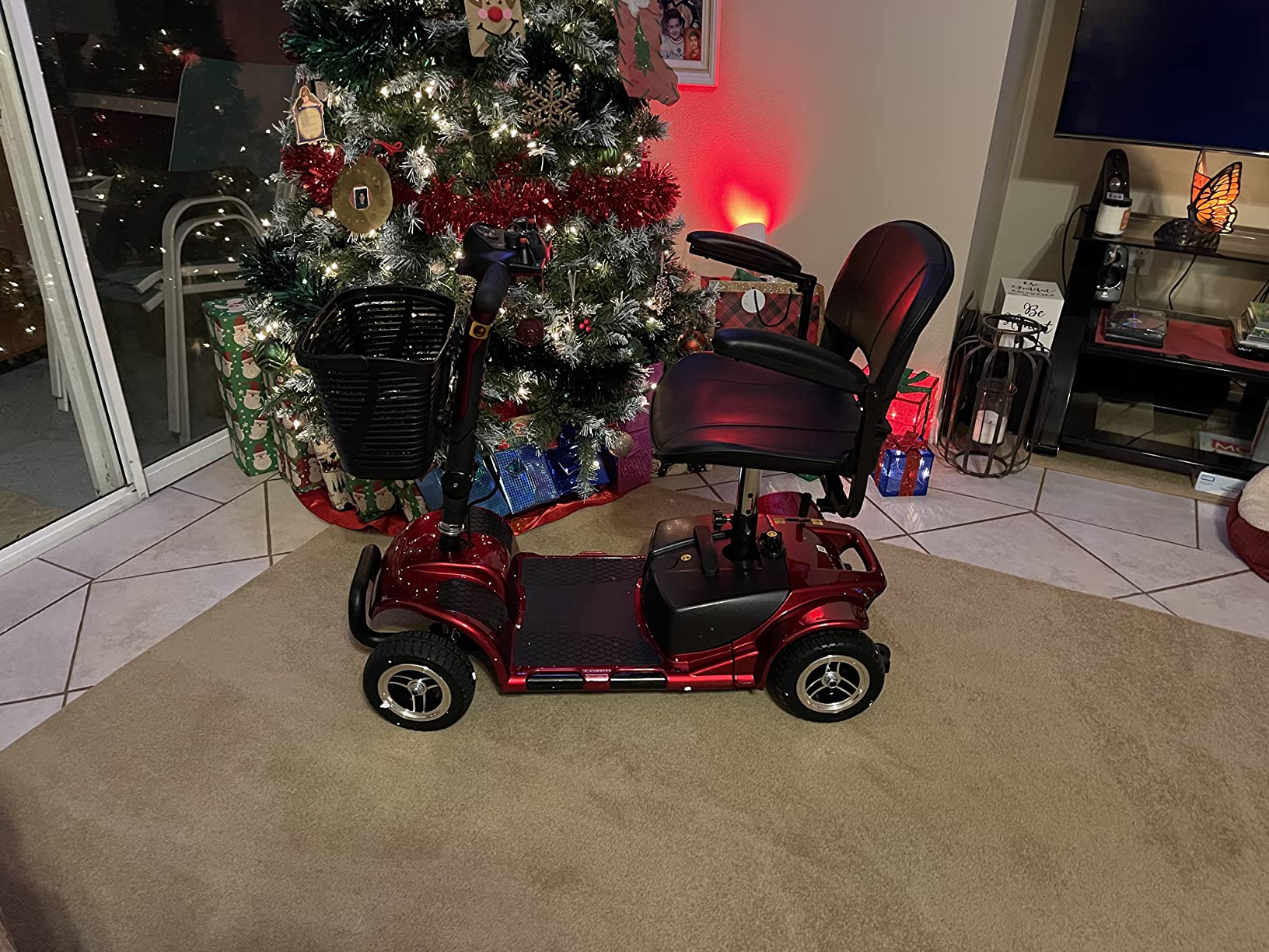 【Sports&Outdoors】Vive 4 Wheel Mobility Scooter - Electric Powered Wheelchair Device
