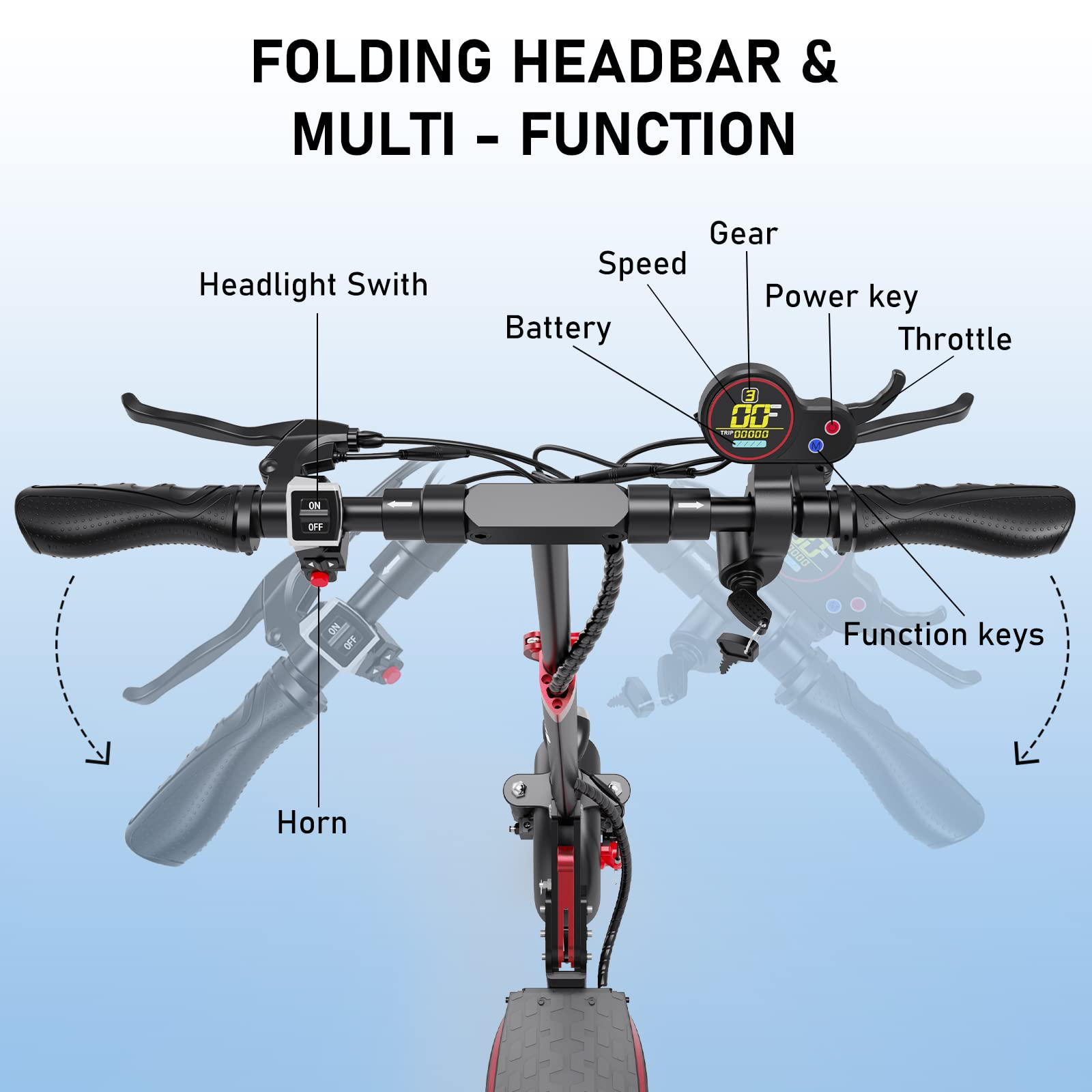 【Sports&Outdoors】Electric Scooter, Electric Scooter for Adults with 800W Motor, Up to 28MPH & 25 Miles