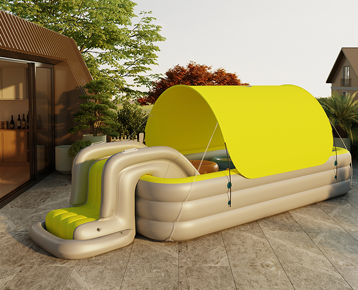 【Sports&Outdoors】300x175x60 inflatable swimming pool baby outdoor bathing pool