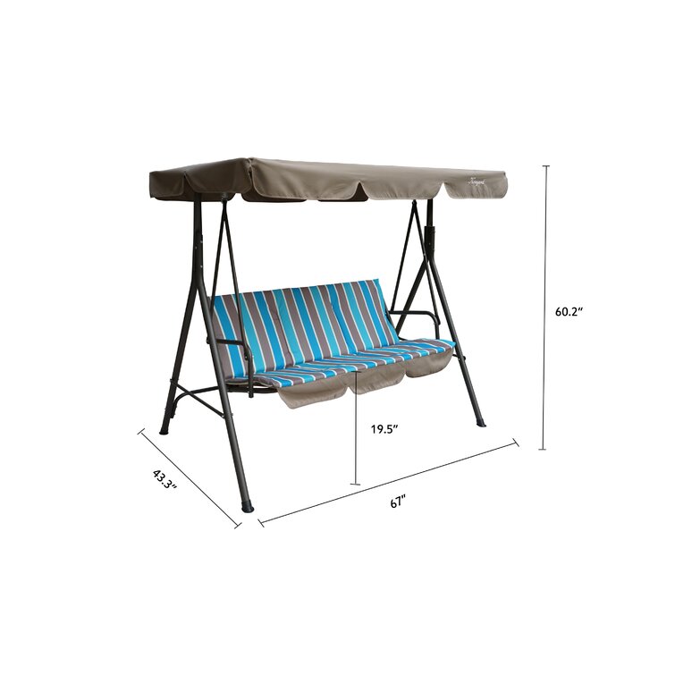 Otterburn Porch Swing with Canopy