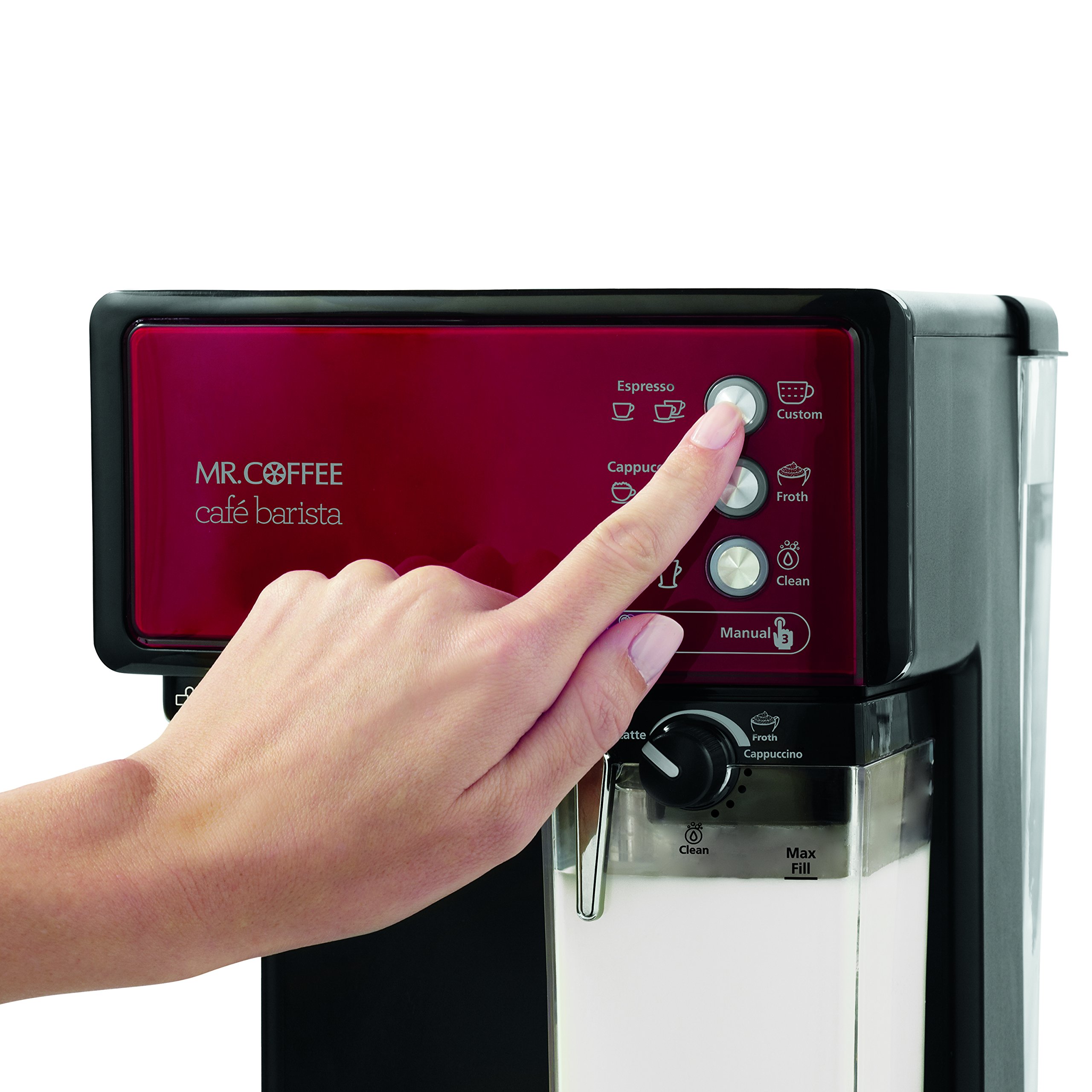 【Appliances】ECMP1106 Cafe Barista Premium Espresso/Cappuccino System, Red