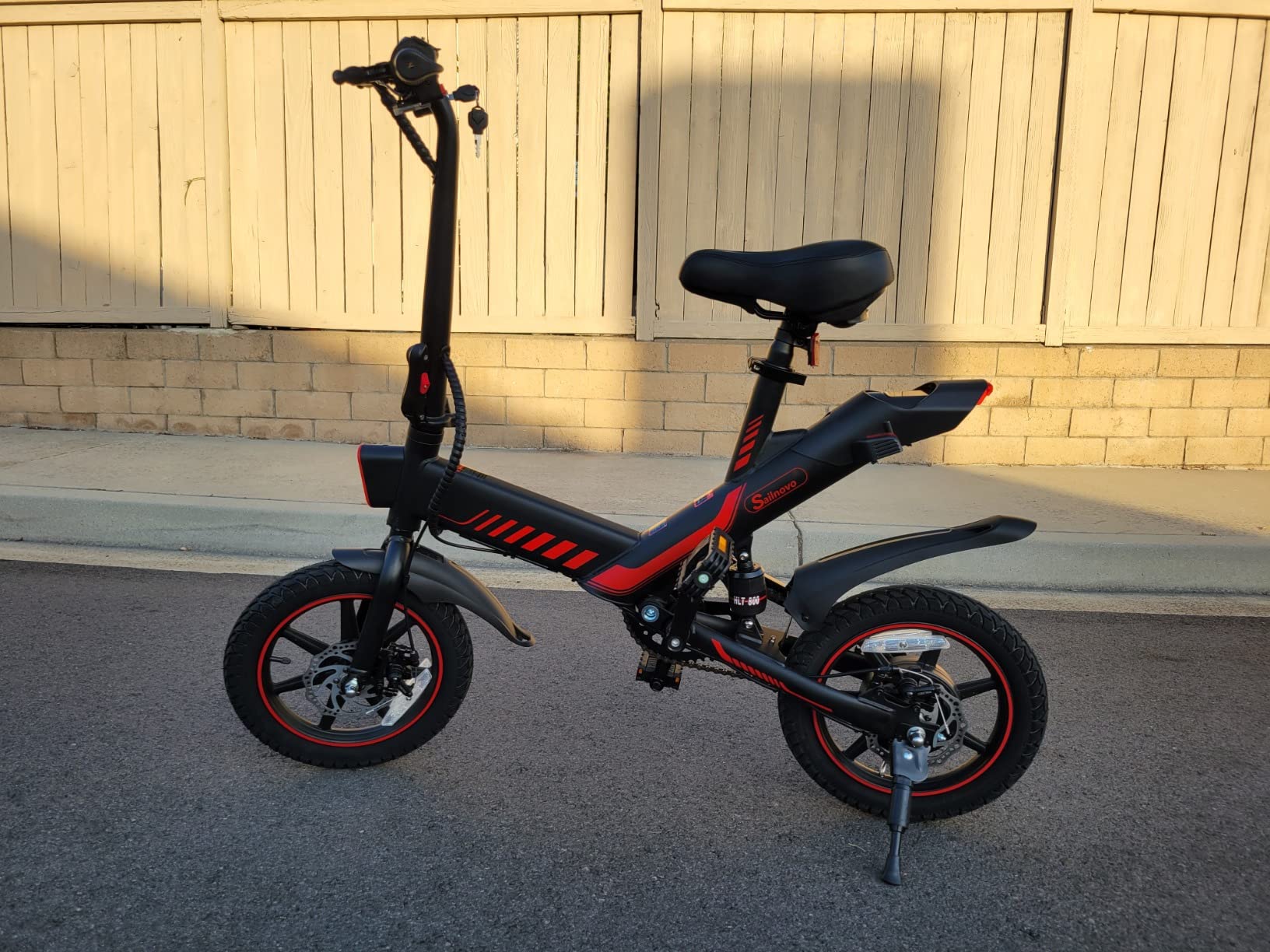 【Sports&Outdoors】Electric Bicycle, Sailnovo 14'' Electric Bike for Adults & Teenagers