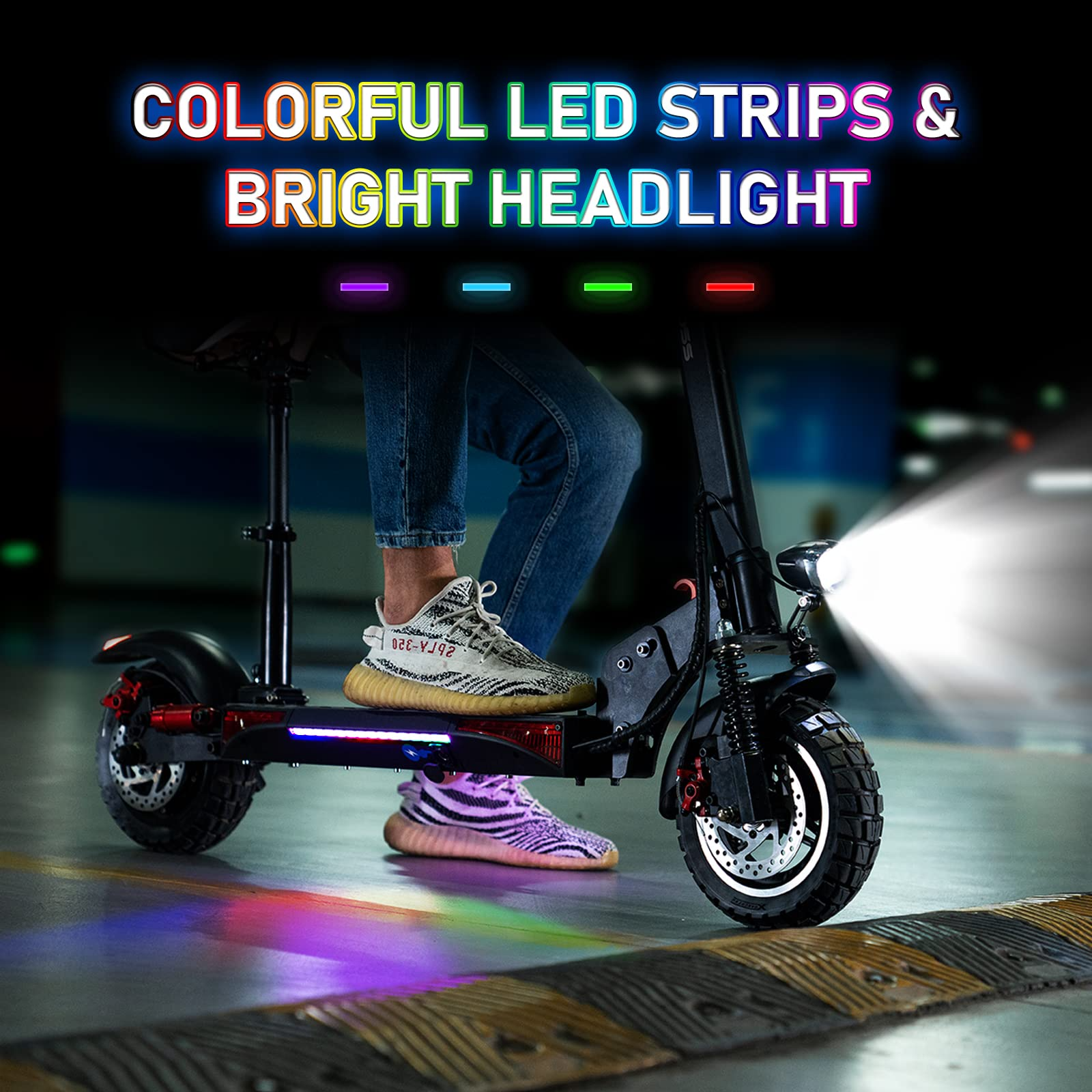 【Sports&Outdoors】Electric Scooter, Electric Scooter for Adults with 800W Motor, Up to 28MPH & 25 Miles