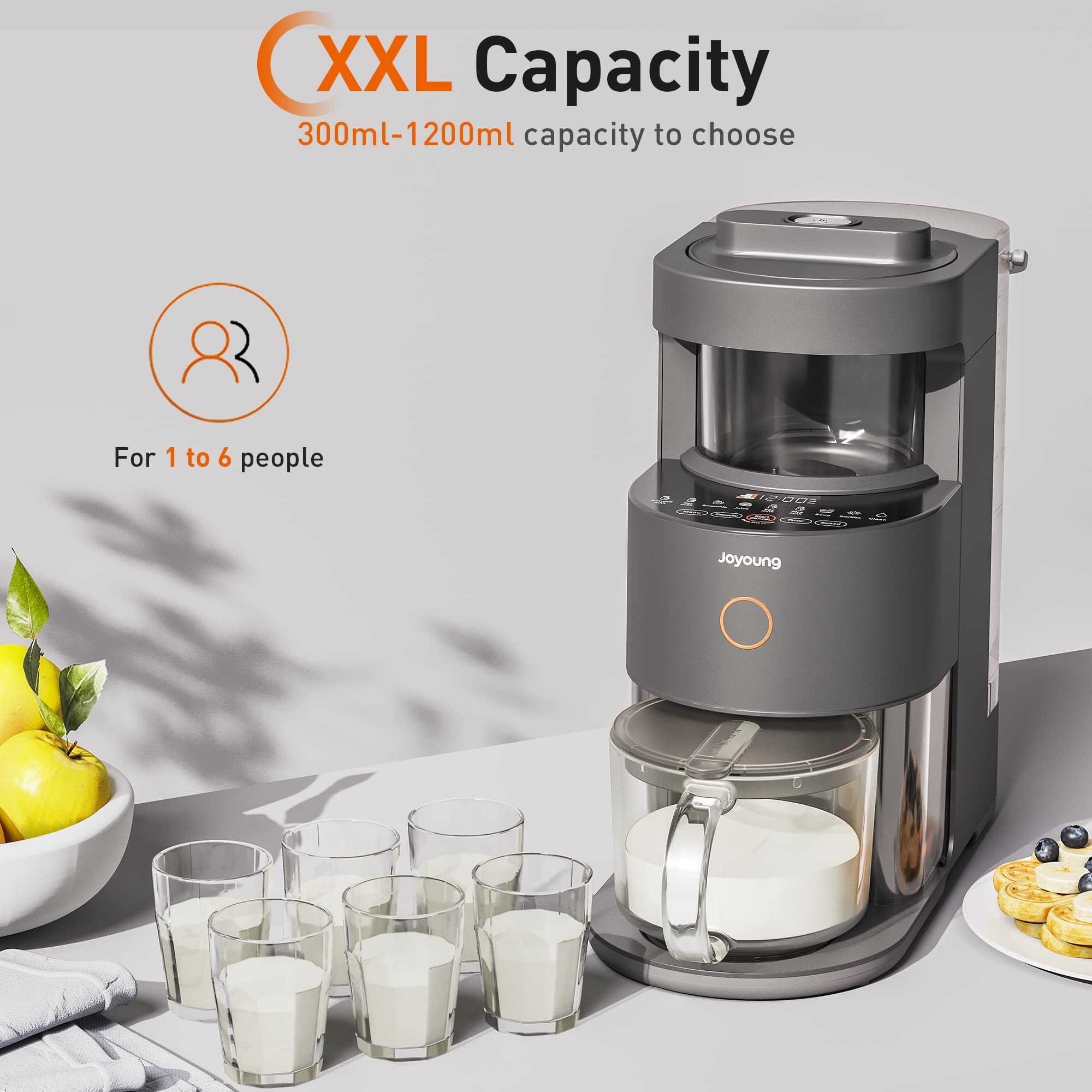 【Appliances】Blender Fully Automatic & Large Capacity for Almond Milk, Coconut Milk, Smoothies
