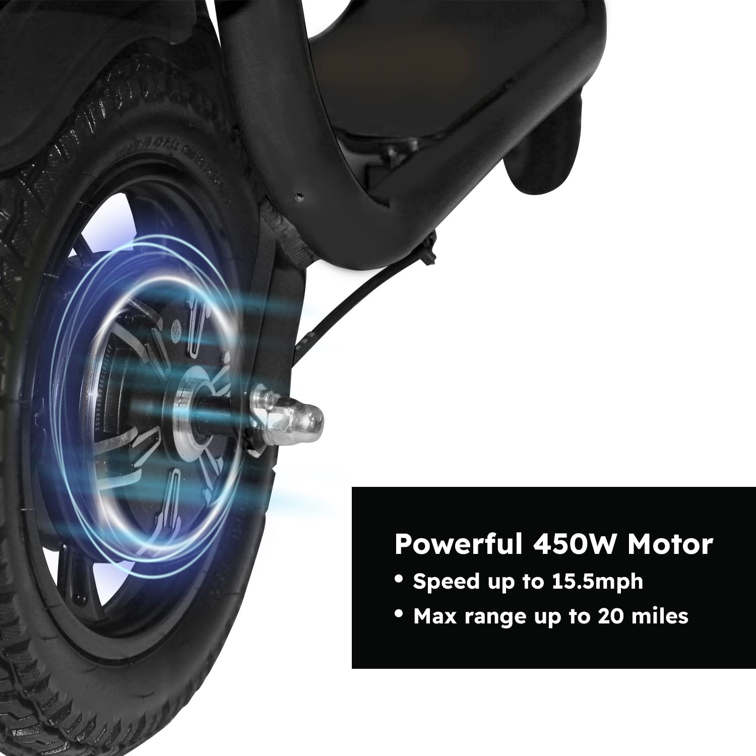 Phantomgogo Commuter R1 - Electric Scooter for Adults - Foldable Scooter with Seat & Carry Basket - 450W Brushless Motor 36V - 15MPH 265lbs Max Load E Mopeds for Adults《NO8》