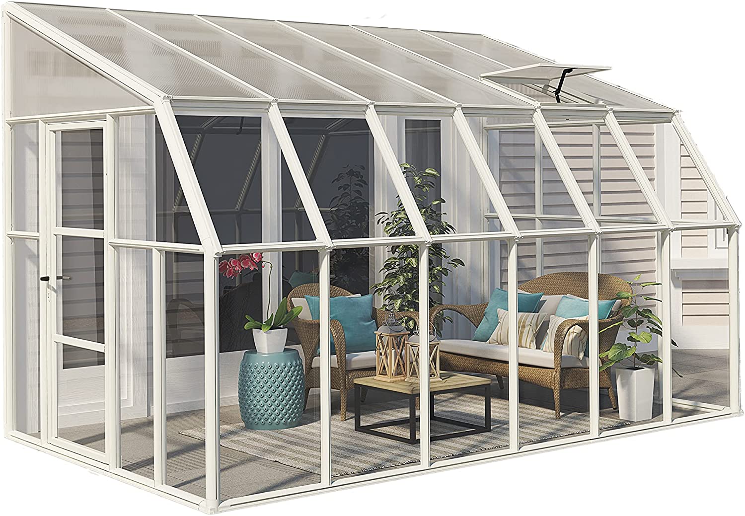 【Home&Garden】Canopia Sun Room, 6' x 12', White