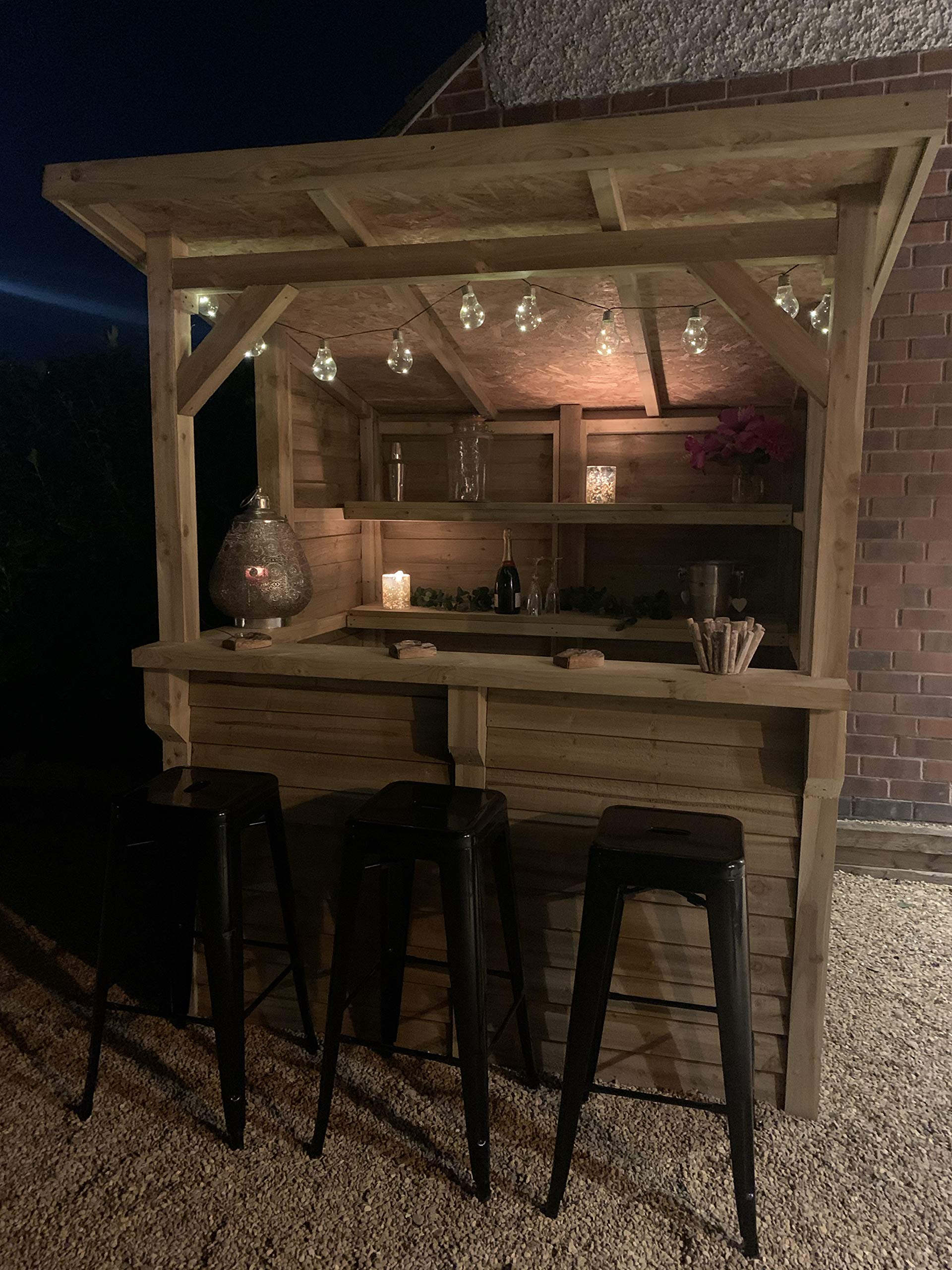 【Home&Garden】Wooden Garden Bar, Heavy Duty Pressure Treated