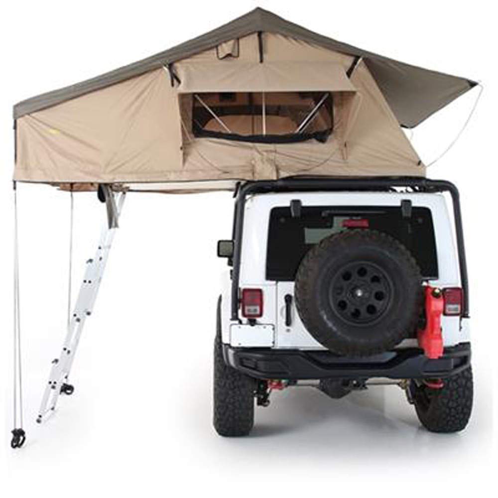 【Sports&Outdoors】Overlander XL Roof Top Tent - Folder With Bedding - Coyote Tan