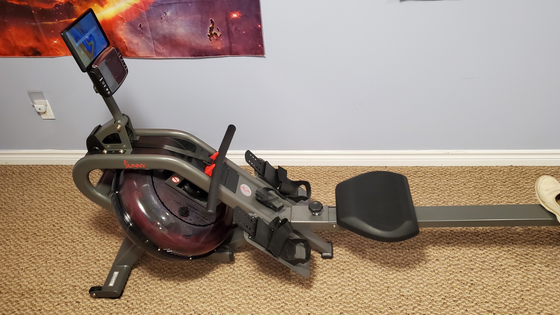 Sunny Health & Fitness Phantom Hydro Water Rowing Machine