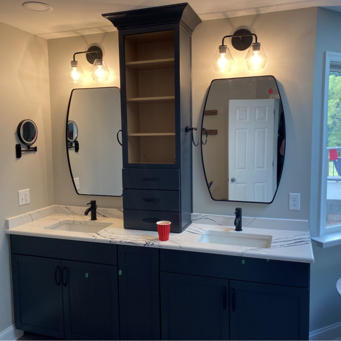 【Home Improvement】Irregular Metal Wall Mirror