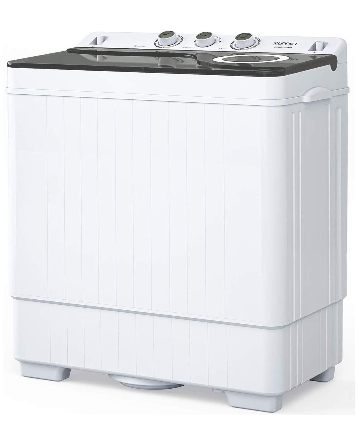 【Appliances】KUPPET Compact Twin Tub Portable Mini Washing Machine 26lbs Capacity, Washer & Spiner