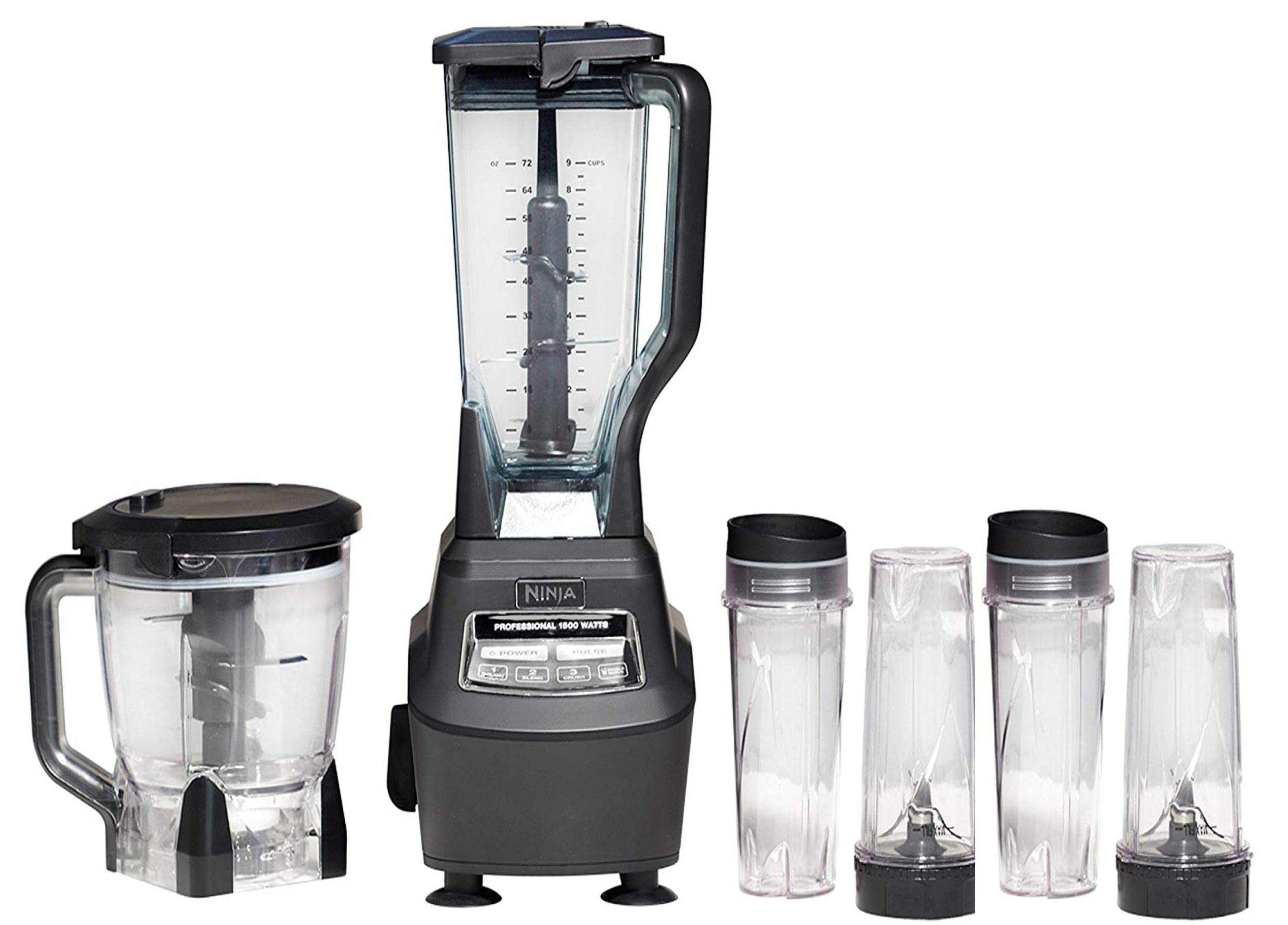 【Appliances】Ninja BL770 Mega Kitchen System, 1500W, 4 Functions for Smoothies, Processing, Dough, Drinks