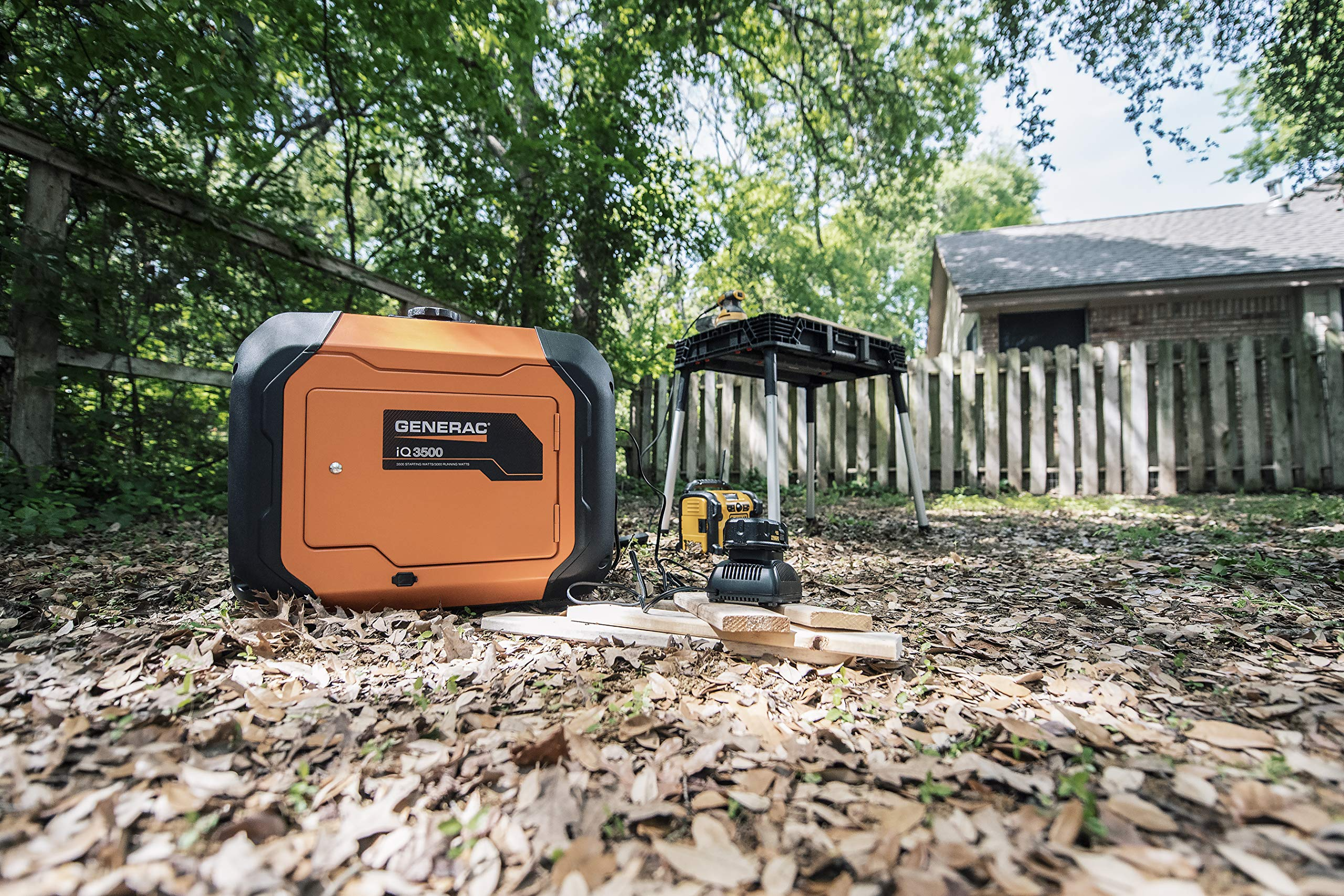 【Appliances】Generac 7127 IQ3500 3,500-Watt Gas-Powered Portable Generator, 50-State/CARB Compliant