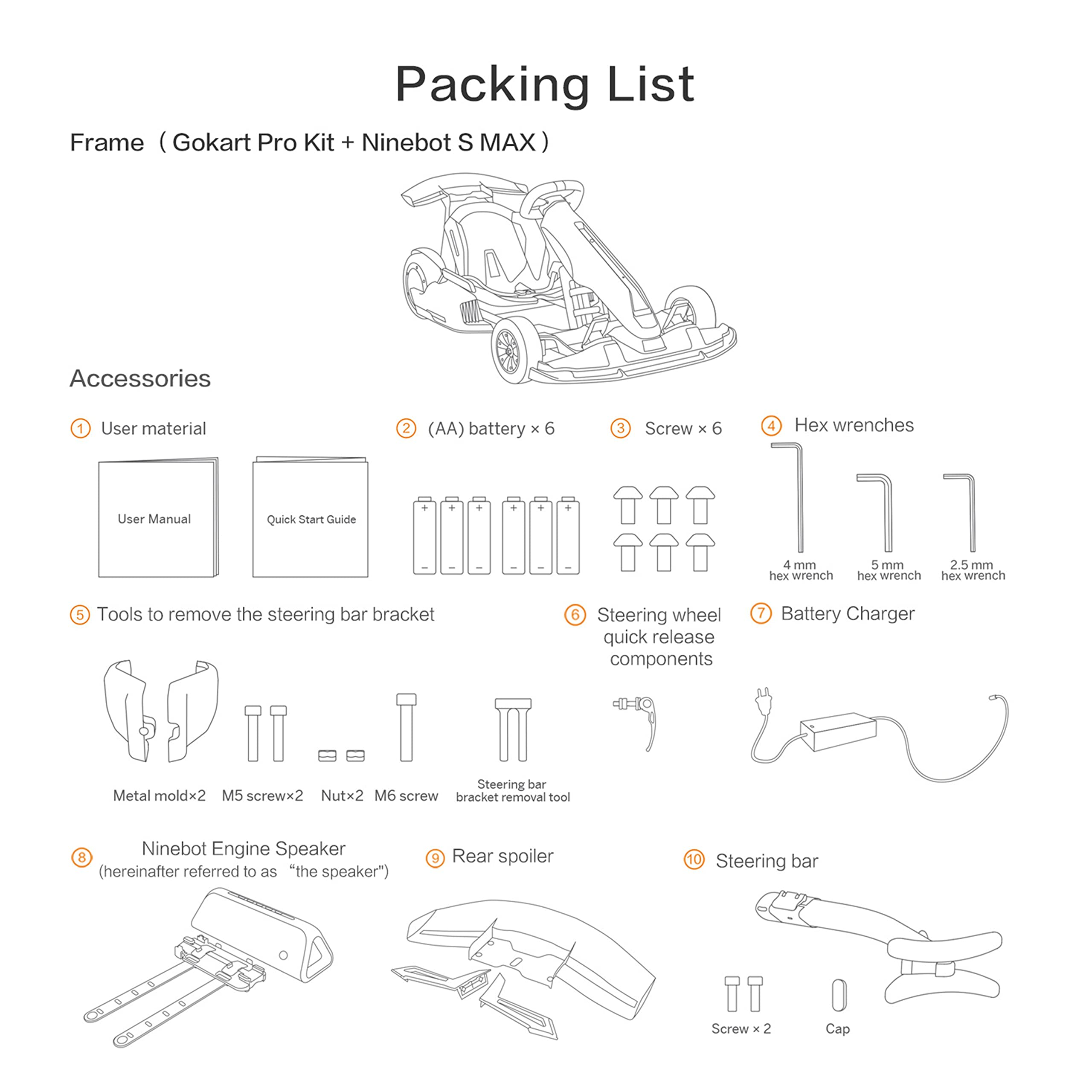 【Sports&Outdoors】Segway Ninebot Electric GoKart Pro and Gokart Bundle
