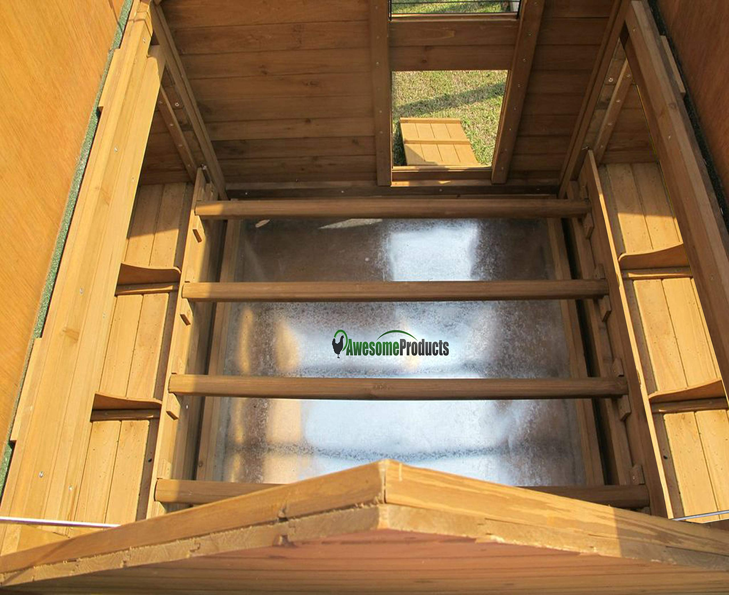 【Home&Garden】Double Savoy Large Chicken Coop with 2 Nest Boxes Suitable Up to 10 Small Birds