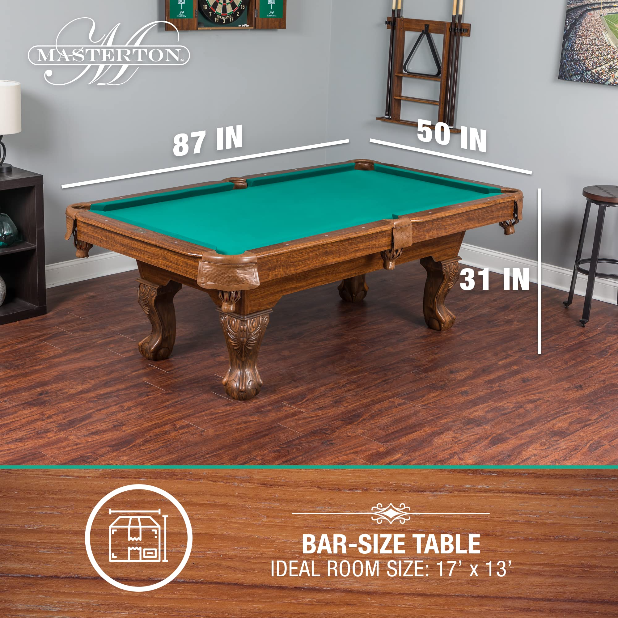 【Sports&Outdoors】Billiard Pool Table 87
