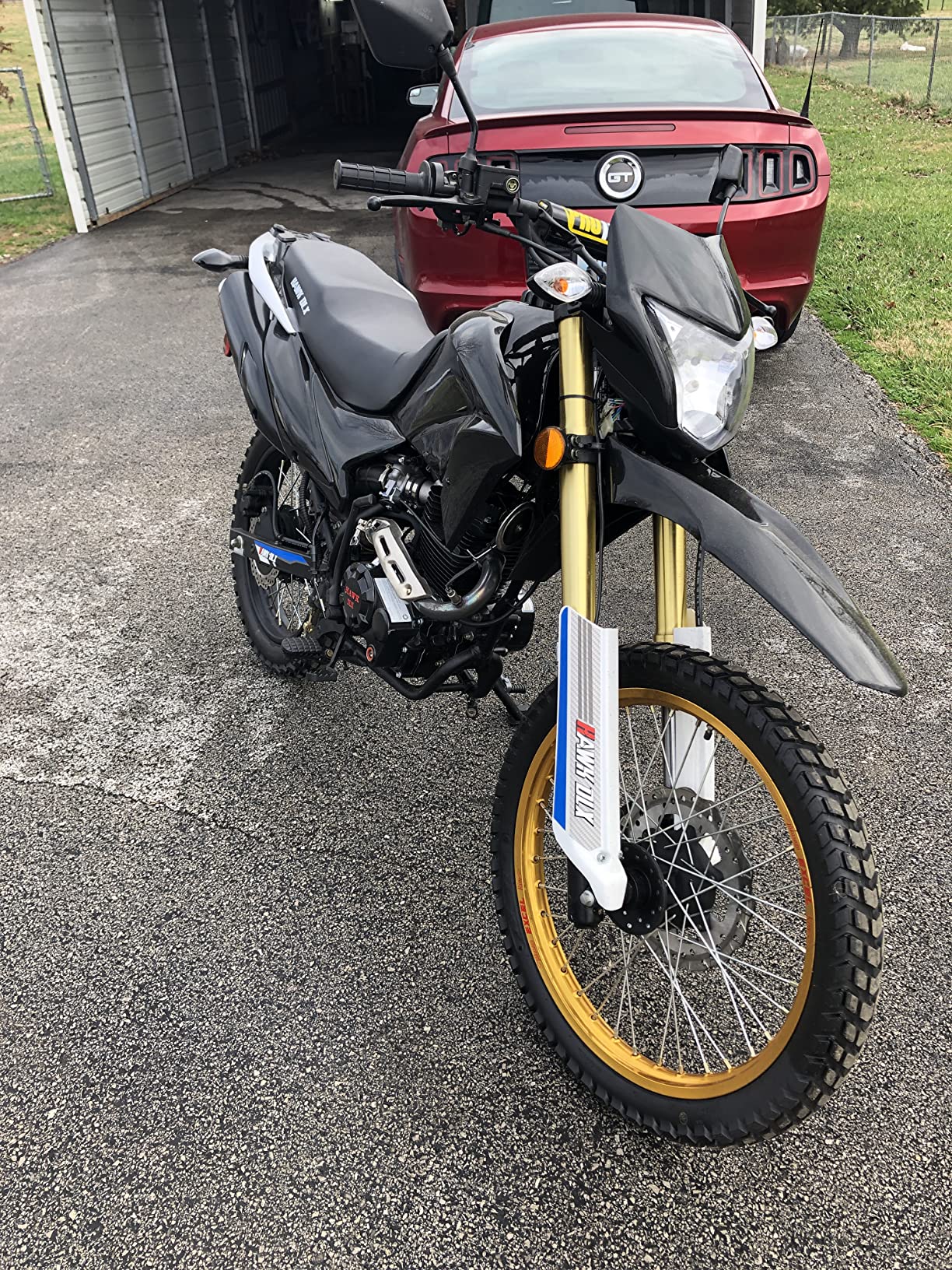 【Sports&Outdoors】X-PRO Hawk DLX 250 EFI Fuel Injection Hawk Deluxe Dirt Bike Street Bike Motorcycle