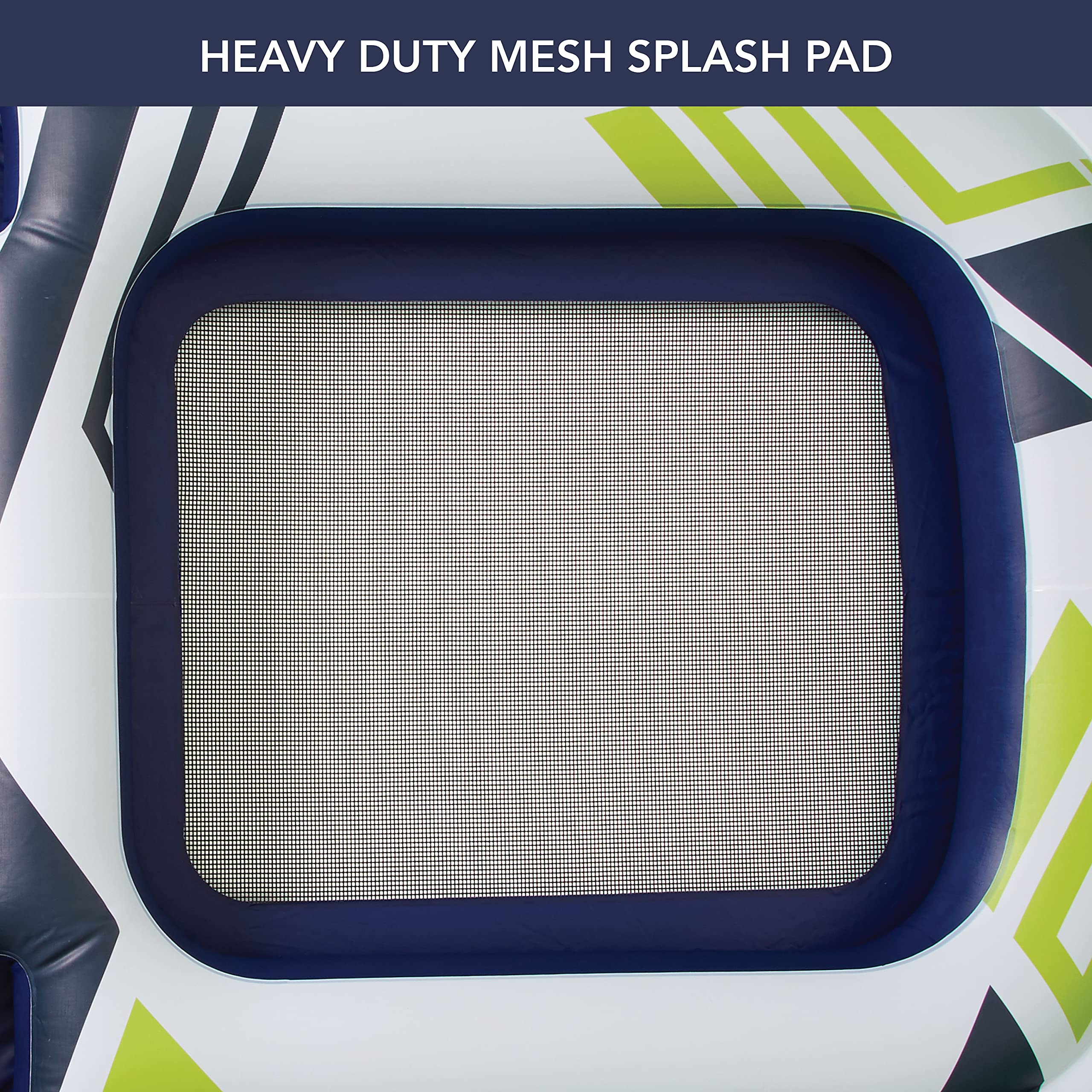 【Sports&Outdoors】Inflatable Lake Float for Adults | Floating Island, Lake Raft with Docking Lounger