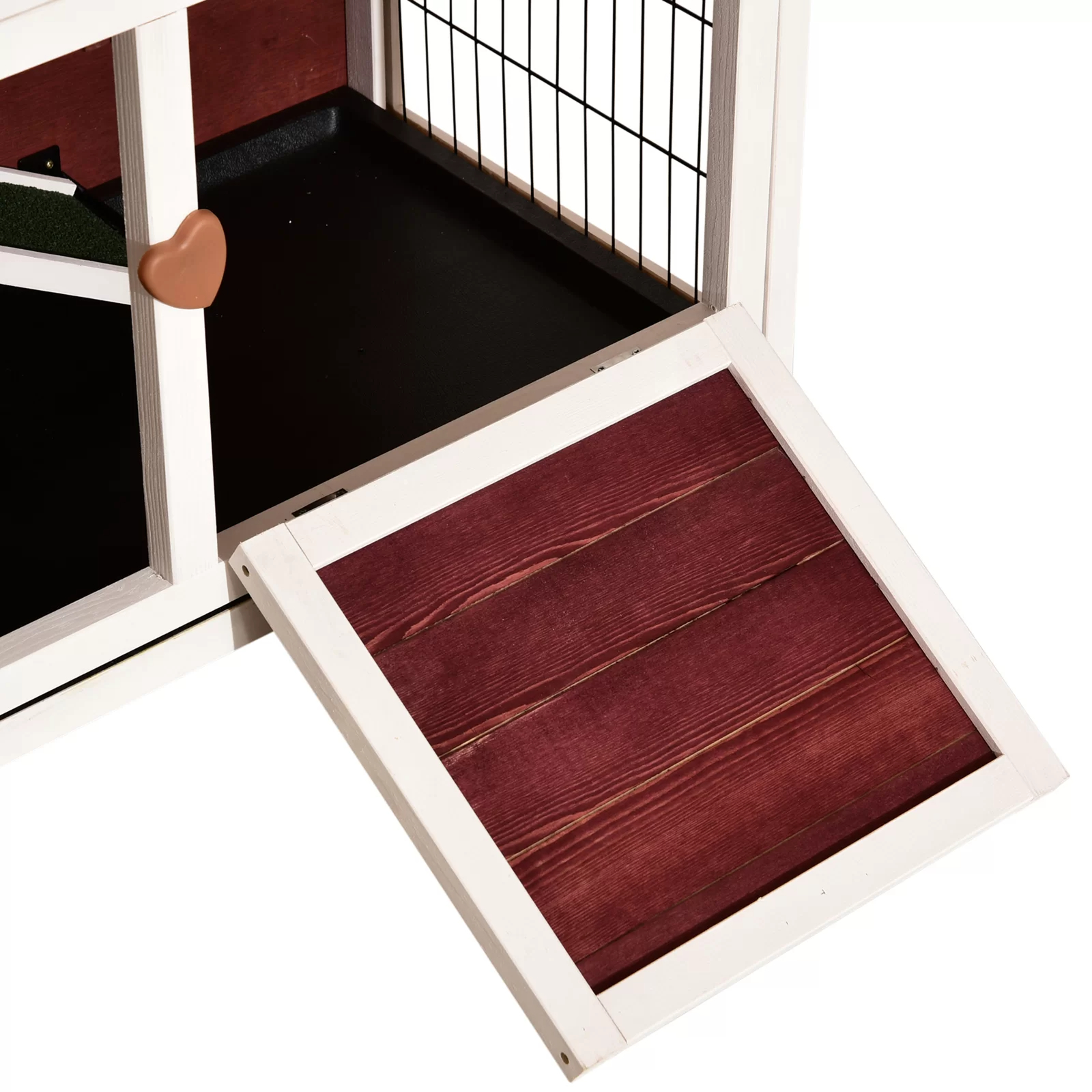 【Pet】Handler Weather Resistant Small Animal Hutch with Ramp