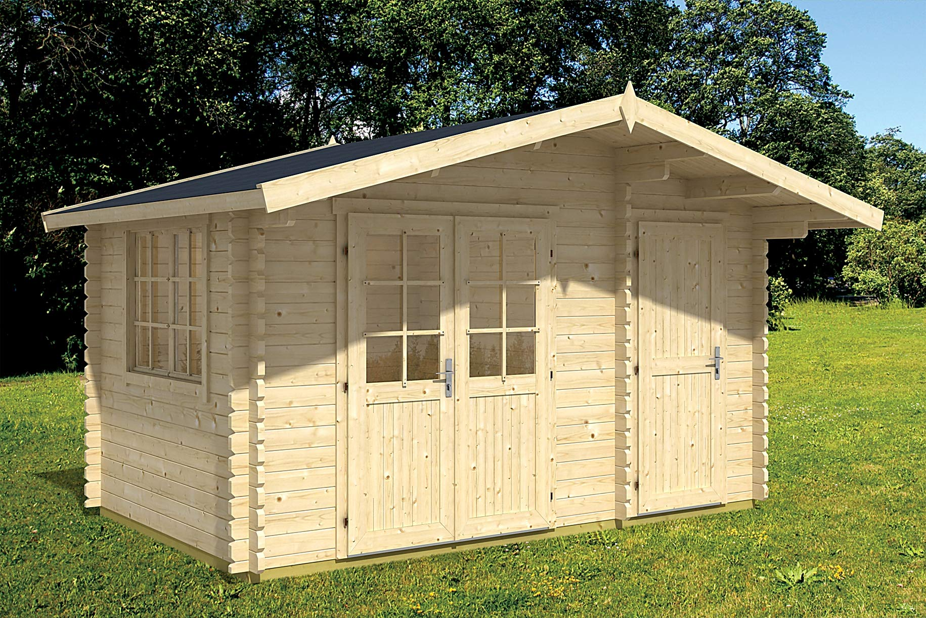 【Home&Garden】Estelle 5 | 157 SQF Cabin Kit, Garden House