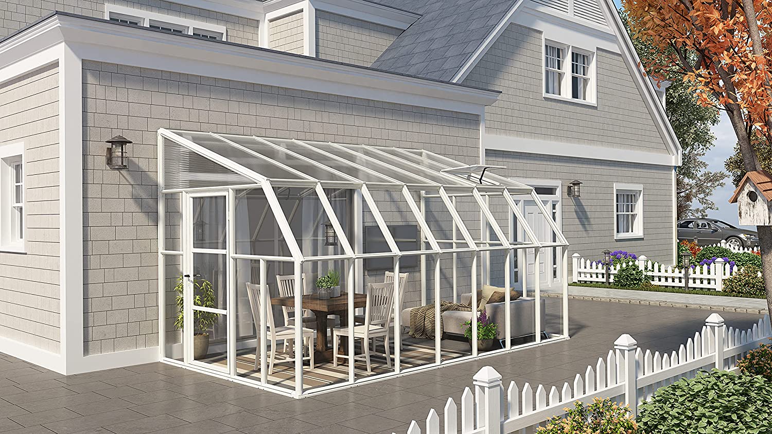 【Home&Garden】Canopia Sun Room, 6' x 12', White