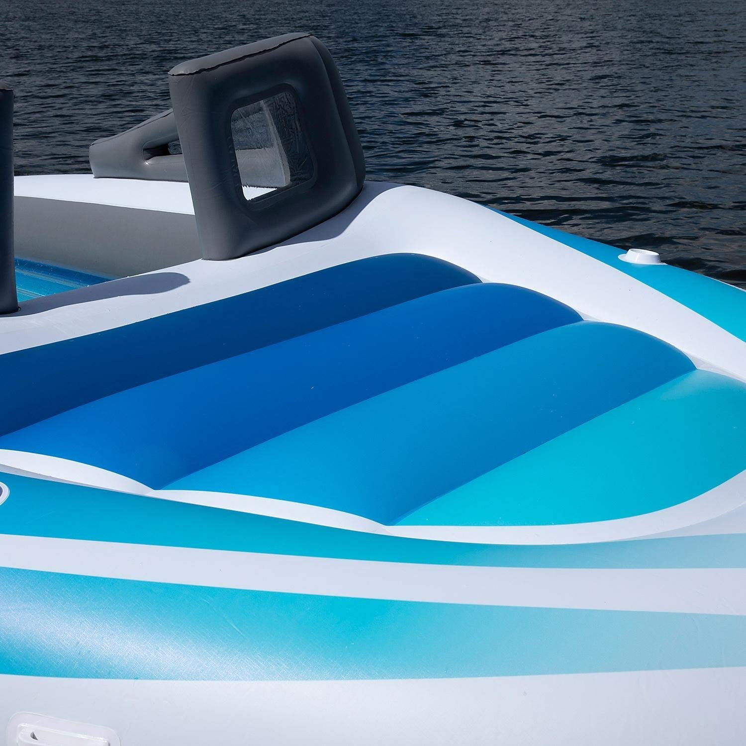 【Sports&Outdoors】6-Person Inflatable Bay Breeze Boat Island Party Island