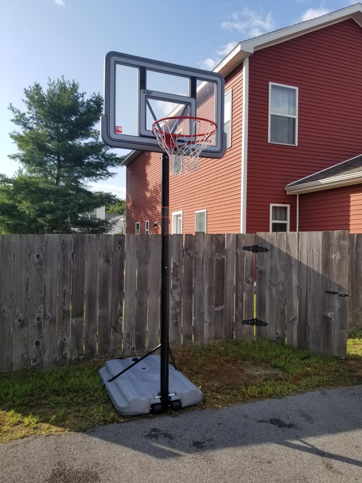 【Sports&Outdoors】Lifetime Pro Court Height Adjustable Portable Basketball System