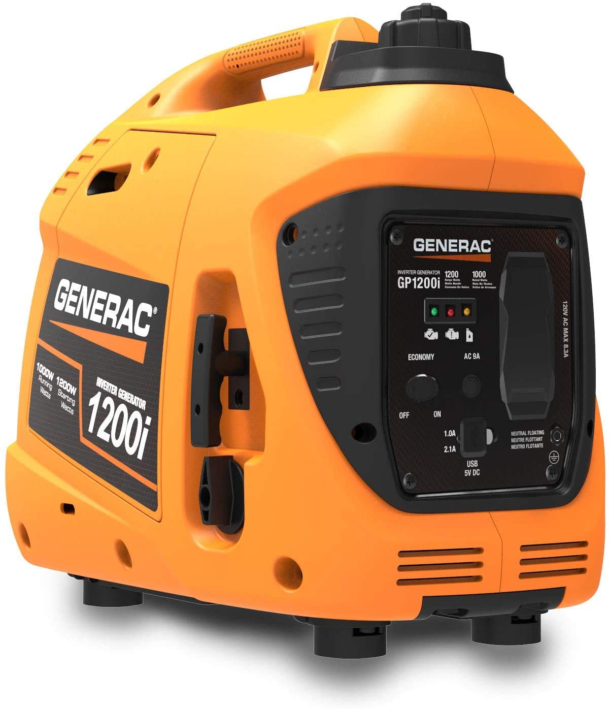 【Appliances】Generac 7127 IQ3500 3,500-Watt Gas-Powered Portable Generator, 50-State/CARB Compliant