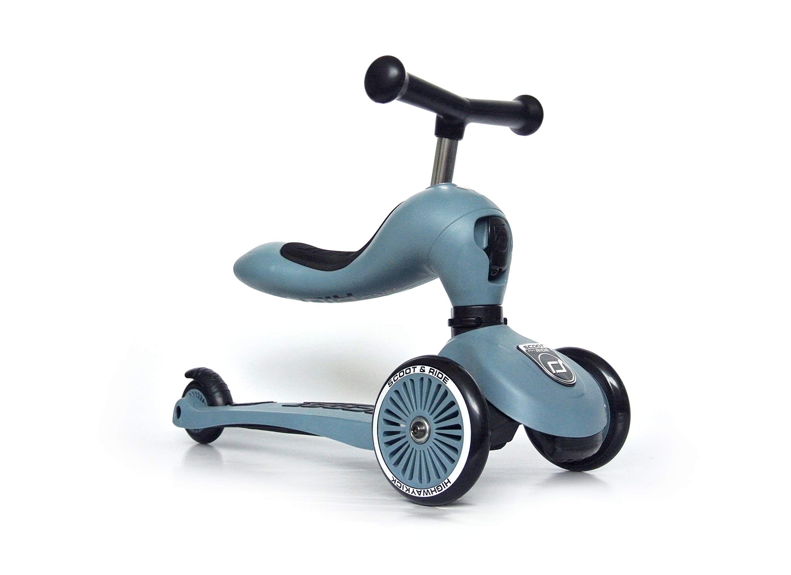 【Sports&Outdoors】Children Adjustable Seated or Standing 2-in-1 Scooter Including Safety Pad for Tip Prevention