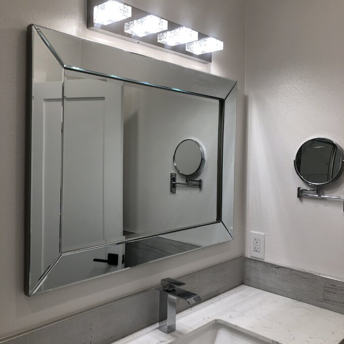 【Home Improvement】Oren Rectangle Glass Wall Mirror
