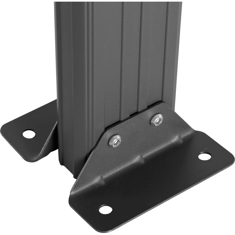 【Home&Garden】19-Ft. x 10-Ft. Aluminum Arch-Roof Carport with Polycarbonate Roof Panels